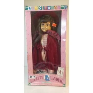 Liberty Landing Eliza 18" Doll with Book by Brass Key – Vinyl – Box Damage